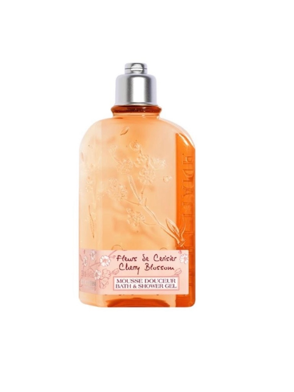 L’Occitane Cherry Blossom Bath and Shower Gel  2 in 1 Foaming Body Wash